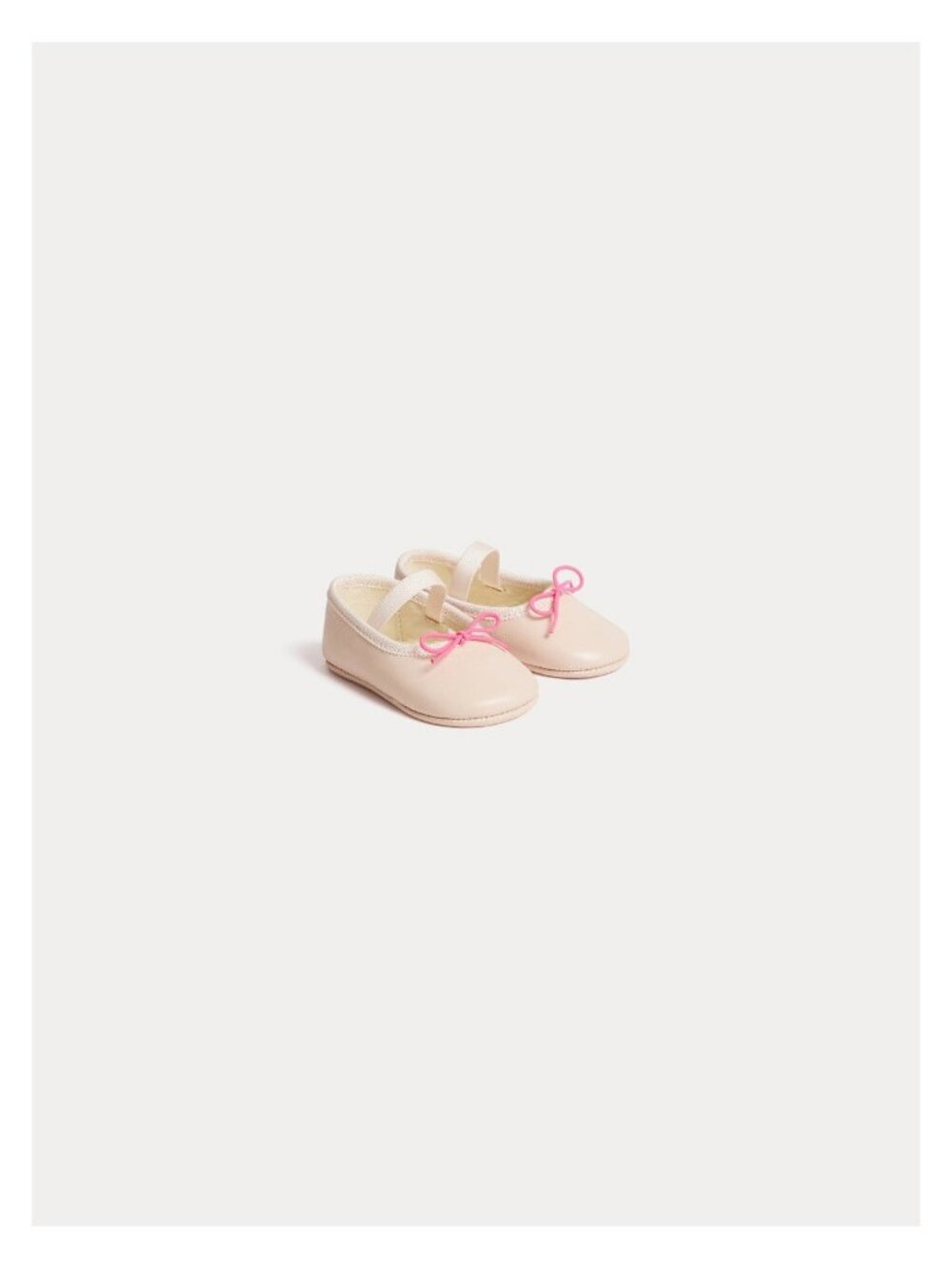 Bonpoint Opera baby pink leather mary janes shoes size 18